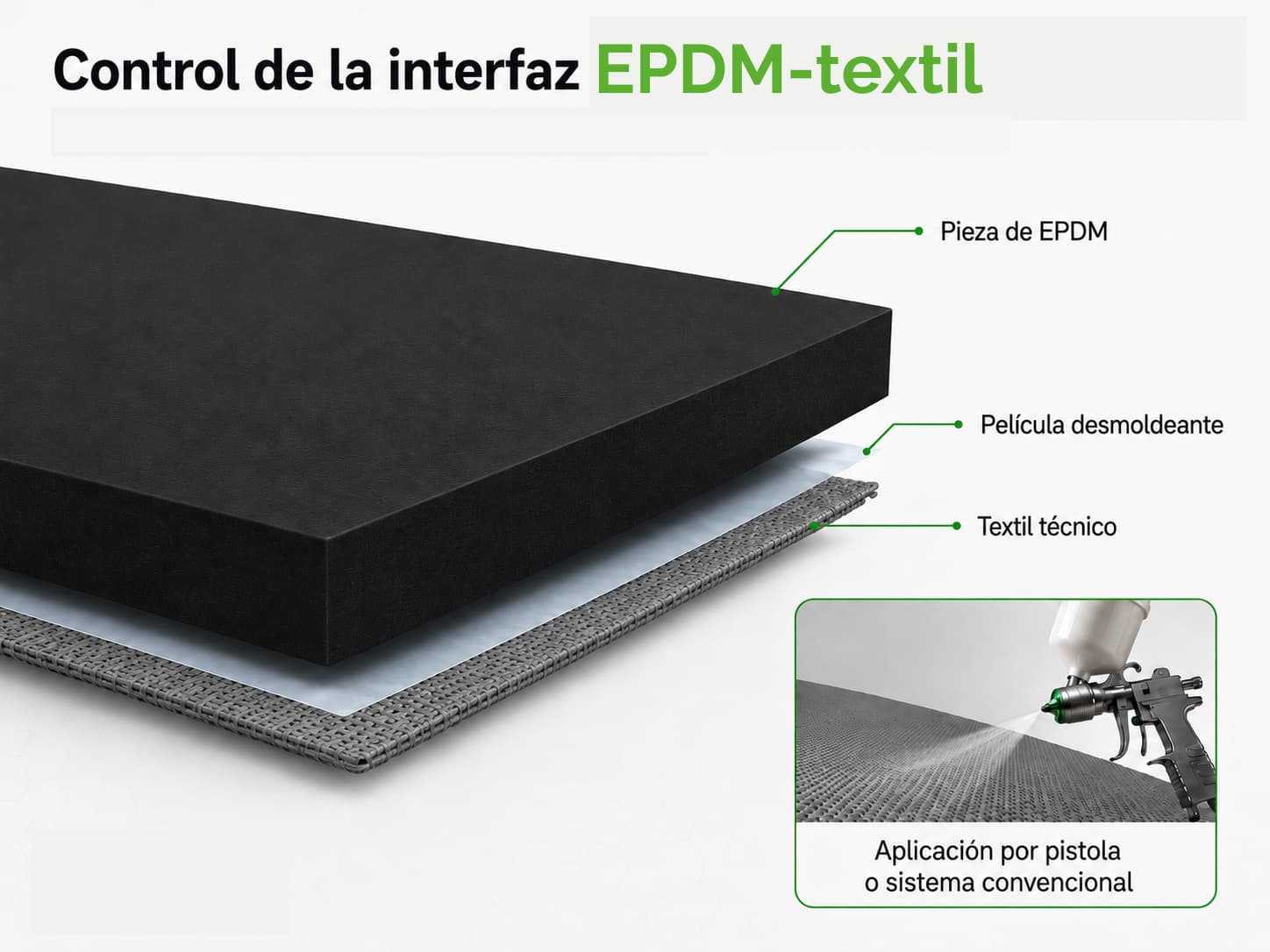 EPDM Ababol desmoldeante caucho